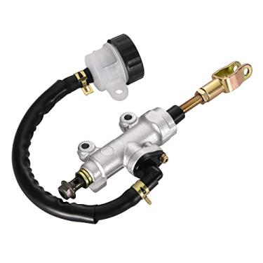 Imagem de GOOFIT Cilindro mestre de freio traseiro com reservatório para 50cc 70cc 90cc 110cc 125cc ATV Chinese Dirt Bike Pit Bike