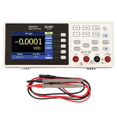Imagem de Multímetro de Mesa, 65 Leituras por Segundo AC 90-240V Precisos 55.000 Contagens Multímetro LCD Portátil para Teste de Corrente (Plugue dos EUA)
