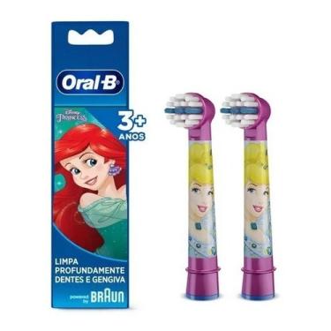 Imagem de Refil Escova Dental Elétrica Oral-b Princesas - 2 Unidades Disney Princess