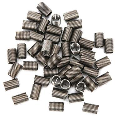 Imagem de Proteção de rosca, inserto de rosca de fio não facilmente deformado Elasticidade de alta resistência para materiais de engenharia de baixa resistência para conexão rosqueada