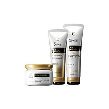 Imagem de Eudora Kit Siàge Cica-Therapy: Shampoo 250ml + Condicionador 200ml + Máscara Capilar 250g