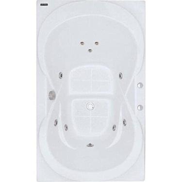 Imagem de Banheira Hidromassagem Astra Due Luxo 180cmx90cmx44cm - 04 Jatos Acrílico P1 Com Aquecedor 220v