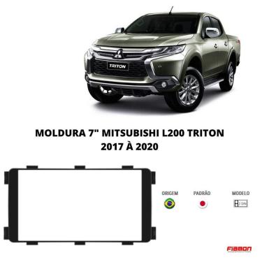 Imagem de Moldura 2 Din Fiamon Mitsubishi L200 Triton 2017 à 2020