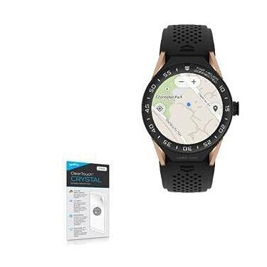 Imagem de Protetor de tela BoxWave compatível com Tag Heuer Connected Modular 45 – ClearTouch Crystal (pacote com 2), película HD – Escudos contra arranhões para Tag Heuer Connected Modular 45