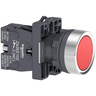 Imagem de Botão Xa2 Comando Normal 22mm 1nf Vermelho – Schneider