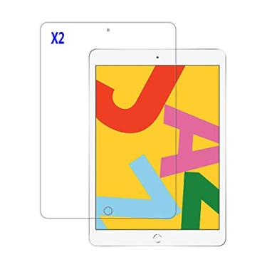 Imagem de Kepuch 2 Pacotes Vidro Temperado Protetor de Tela para iPad 10.2 2021 9th, iPad 2020 8th, iPad 2019 7th
