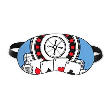 Imagem de Poker Chips – Ilustração de toca-discos – Protetor de olhos para dormir
