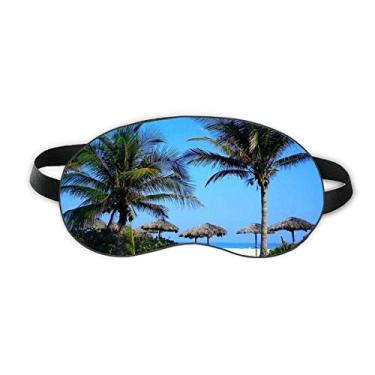Imagem de Ocean Tree Blue Sky Picture Sleep Eye Shield Soft Night Vlindfold Shade Cover