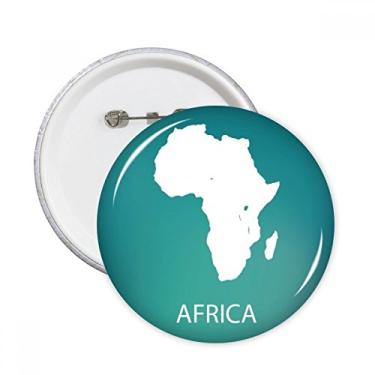 Imagem de Mapa da silhueta do continente africano, broches, broches, decoração de roupas, 5 peças, presente