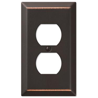 Imagem de Espelho de tomada AMERELLE Century 163DDB, aço tradicional, bronze envelhecido