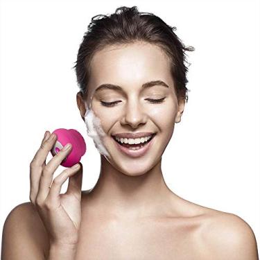 Imagem de Escova Sônica para Limpeza Facial Bella Mini Recarregável, Multilaser, HC183, Rosa
