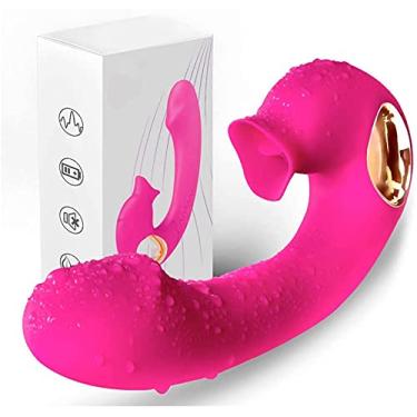 Imagem de Vibradoris feminino clitóris sucção e língua sucker Vibradoris Feminino Ponto G Estimulador Sugador de Clitóris Recarregável Sugador de Clitóris VI10