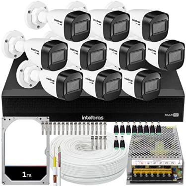 Imagem de Intelbras Kit de Câmeras 10 Canais VHD 1130 B G7 MHDX 1016-C 1TB Indoor e Outdoor