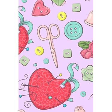 Imagem de Sewing Notions Notebook: Journal for Sewers or Quilters Cute Handy Notepad or Planner for Sewer or Quilting Projects, Daily Diary, Shopping Lists, To Do List, Seamstress Gifts and Quilter Presents