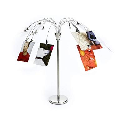 Imagem de Porta Retrato/recado De Mesa Fotofalls Cor Niquel Em Aço Umbra Niquel