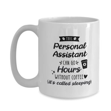 Imagem de Caneca de café de assistente pessoal, presente de assistente pessoal, presente para assistente pessoal, presentes de assistente pessoal para amigos, ideia de presente de aniversário de Natal (425 g)