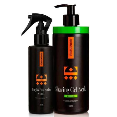 Imagem de Loção Pós Barba Goot + Shaving Gel Nerk Menthol Embaixador 500Ml