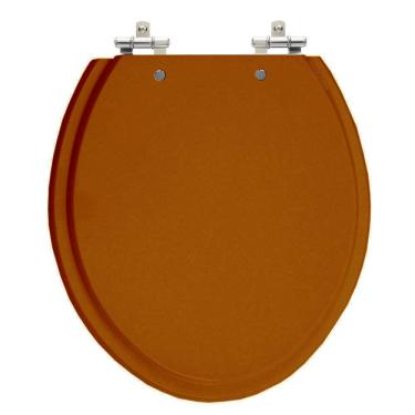 Imagem de Assento Sanitário Convencional Oval Caramelo Universal Tampa Vaso Deca-Incepa-Celite-Ideal-Roca
