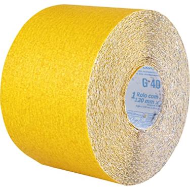 Imagem de Lixa Costado De Papel Em Rolo, 120 Mm X 25 M, Grão 40, Lp 100, Vonder