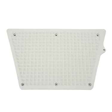 Imagem de Almofada de placa de popa externa, placa de montagem de motor de barco inflável resistente PVC trapezoidal removível design de grade portátil para caiaque (cinza)