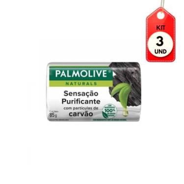 Imagem de Kit C/03 Palmolive Naturals Detox Sabonete 85G