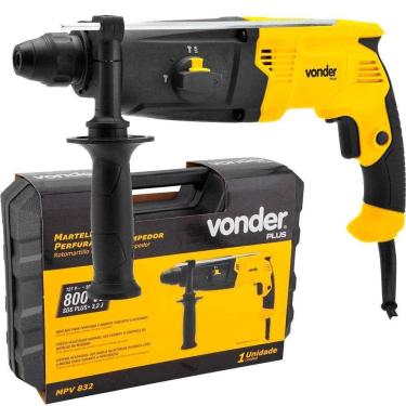 Imagem de Martelete Perfurador Rompedor SDS PLUS 800 W MPV 832 VONDER