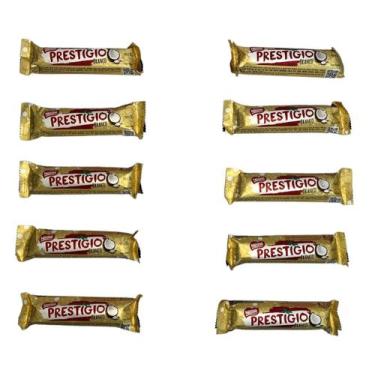 Imagem de Nestlé Kit 10X Chocolate Prestigio Branco - Nestle