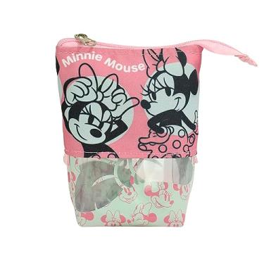 Imagem de Estojo Retrátil vira Porta Lápis em Tecido e PVC Cristal - Minnie