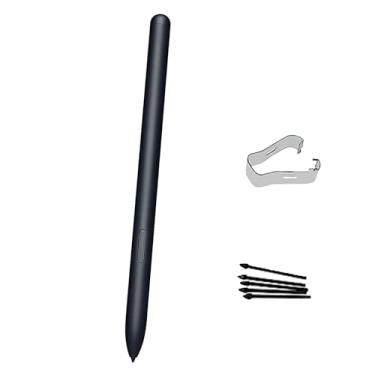 Imagem de Peixiong Caneta Tab S7 Stylus T870 T875 S de substituição para Samsung Galaxy Tab S7 Pen SM-T870 T876B Tab S7+ S Pen T970 SM-T976B Caneta com 5 pontas grátis (preto místico)