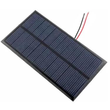 Imagem de Mini Placa Solar 12v 1.5w Com Cabos P/Ionizador De Piscina