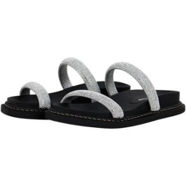 Imagem de Tamanco Bottero Slide Tira Dupla com Strass Feminino-Feminino