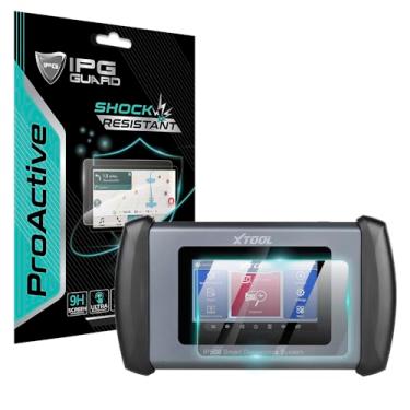 Imagem de IPG ProActive compatível com Xtool Inplus IP508 - IP508S / IP608 / IP616 / IP819 OBD2 Scanner ferramenta de diagnóstico de tela com rigidez 9H clareza de toque de vidro suave (5 polegadas - IP508 -