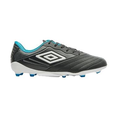Imagem de Chuteira Umbro Futebol de Campo Tocco Iii Preto e Azul, Cor: Preto/azul, Tamanho: 42