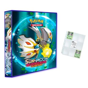 Imagem de Álbum Pokémon Pasta Fichário para Cards - Sun e Moon Guardians Rising + 10 folhas YES