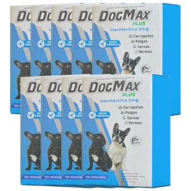 Imagem de DogMax Plus - Ação 4 em 1 - Remédio para pulgas, carrapatos, vermes e sarna 36 Comprimidos 15kg