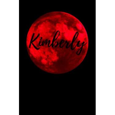 Imagem de Kimberly: Name Notebook/Red moon notebook/Journal/Diary
