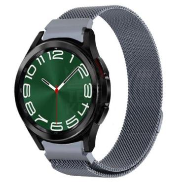 Imagem de Pulseira Com Fecho Imã Em Aço Inoxidável Para Watch6 47Mm - Tech King