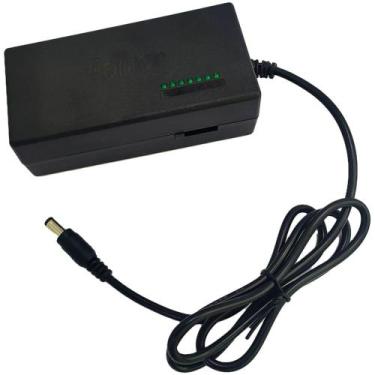 Imagem de Carregador Universal Para Notebook Fonte 120W Bivolt Com Adaptador 8 P