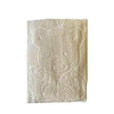 Imagem de Cobertor Infantil Touch Texture Jolitex Bege My Sweet Bear - Jolitex T