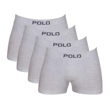 Imagem de Kit 4 Cuecas Polo 781 Algodão Boxer Sem Costura - Sortido - POLO STAR,