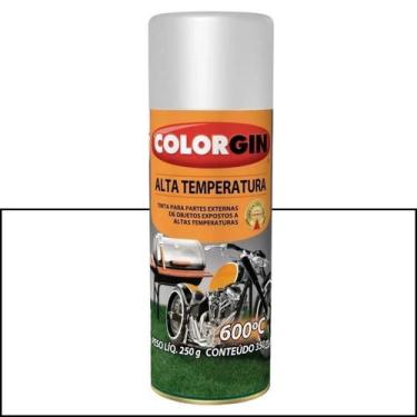 Imagem de Spray Alta Temperatura Colorgin 350ml, Branco