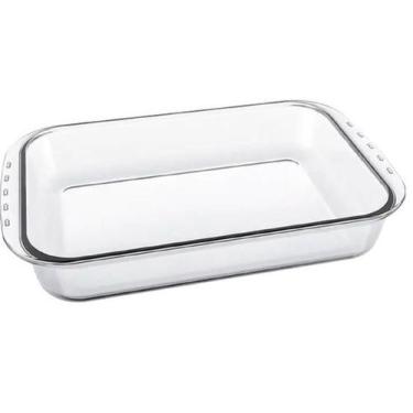Imagem de Assadeira lasanheira vdr marinex ret 5 litros vidro temperado - NADIR 