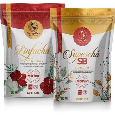Imagem de Kit 2 Chás 120gr Maravilhas Sachê Suplemento SB Linfa