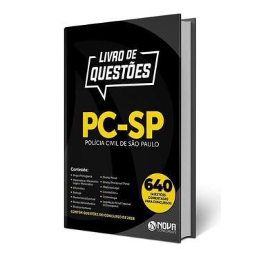 Imagem de Caderno de Questões PC SP - Caderno de Testes - Nova Concursos, Brochu