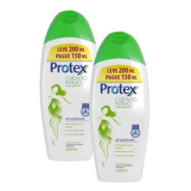 Imagem de Kit 2 Sabonetes Líquido Íntimo Protex Fresh Equilibrium Leve 200ml Pag