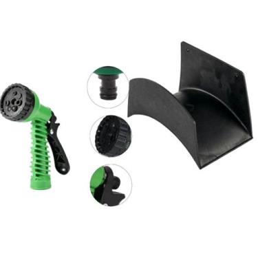Imagem de Kit Esguicho 7 Jatos e Gatilho Com Trava Startools + Suporte Para Mang