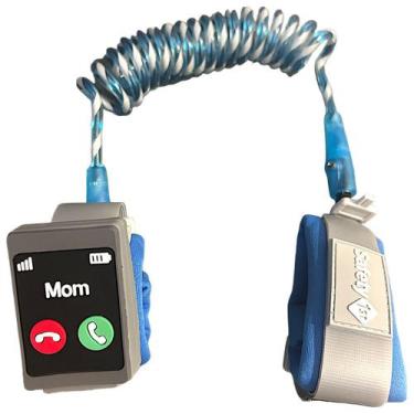 Imagem de Pulseira de Segurança Infantil Para Criança Guia Passeio - Safety, Azu