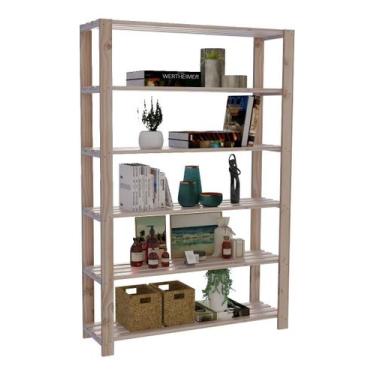 Imagem de Estante Fino Acabamento Cadernos De Chão Decorativo Suporta - Technox