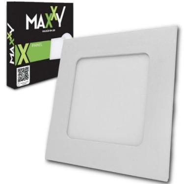 Imagem de Painel Embutir/Slim LED Quadrado 6W Quente - Maxxy, Quente(3000K)
