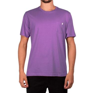 Imagem de Camiseta Rip Curl Plain Pocket Tee Roxa Masculina-Masculino
